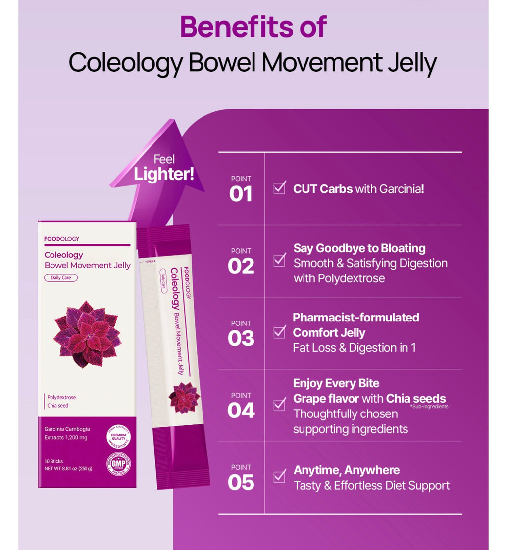 Foodology Coleology Bowel Movement Jelly (10ea)