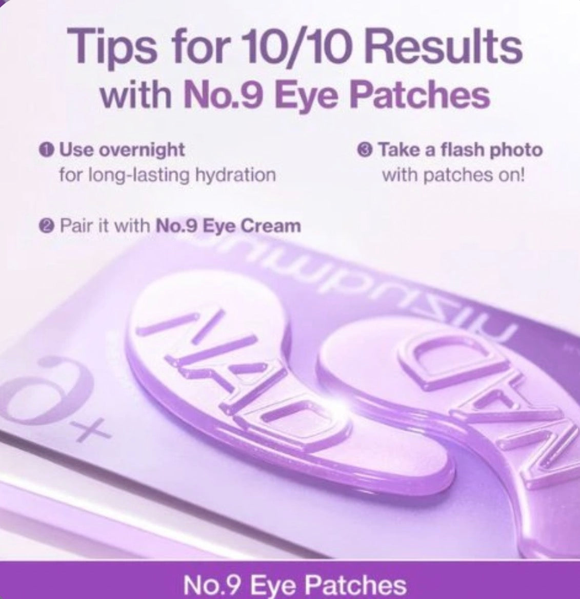 Numbuzin
No.9 NAD+ Collagen Under Eye Patches